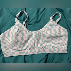Women's Checkered Sports Bra